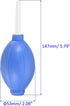Dust Ball Air Blower - Equipment Cleaning Rubber Remove Dust & Transfer Liquid, Apply to Computer/Camera Lens/Plants (5.79 x 2.09 Inches, Blue)...