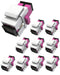 10Pack SC to SC OM4 UPC Muti-mode Fiber Optic Coupler Keystone Jack Modular for Patch Panels and Wall Plates Fiber Optic Cable Adapter(Rose Red)...