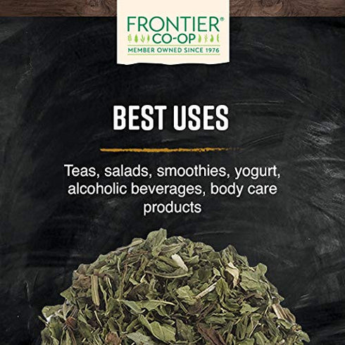 Frontier Co-op Organic Cut and Sifted Spearmint Leaf 1.48oz...
