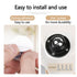 Self Adhesive Caster Wheels for Furniture,Storage Box,Trash Can,PC Stainless Steel Universal Pulley 360 Degree Rotating Adhesive Caster Wheels 1 I...