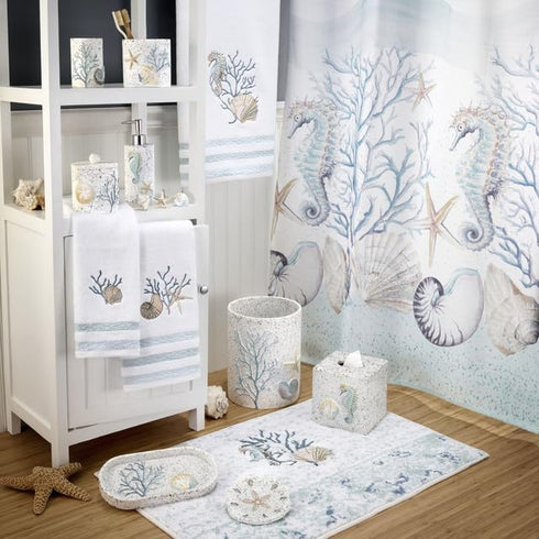 Avanti Linens - Hand Towel, Soft & Absorbent Cotton Towel (Coastal Terrazo)...