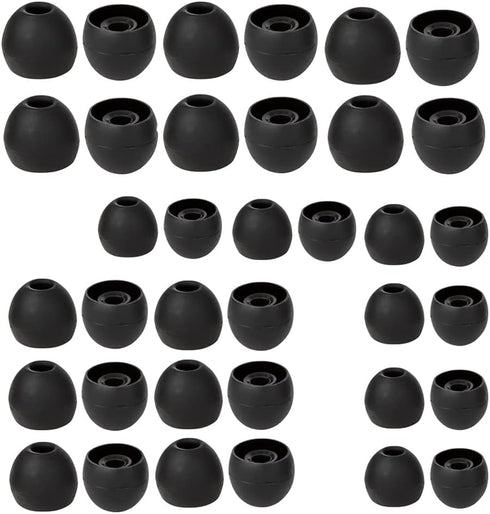 18 Pairs Earbud Tips Replacement Earbud Tips Earbud Replacement Tips Fit for in-Ear Headphones(Inner Hole from 4mm-5.5mm Earphones) Earbud Covers ...