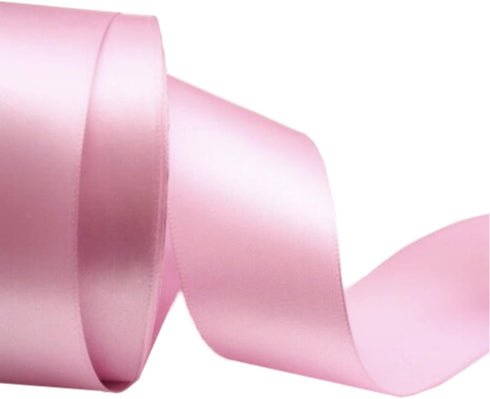 1.5" Single Face Satin Ribbon 50 Yards Roll for Gift Wrap Sewing Projects Crafting Projects DIY Bow Wedding Decoration (Pink)...