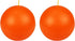 Zest Candle 2-Piece Ball Candles, 4-Inch, Orange...