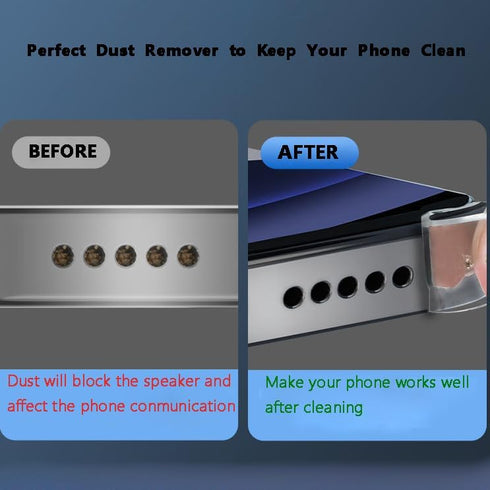 Upgraded Phone Cleaning Kit Accessories, Cleaner Tape for Phone Speaker and Receiver, Cleaning Stickers Dust Remover Compatible with Airpods, Sams...