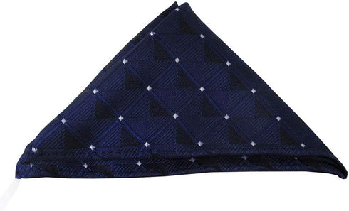 Jacob Alexander Geometric Pattern Pocket Square Handkerchief...
