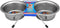 Double Diner with 2 Stainless Steel Bowls and Wireframe, 1 Quart...