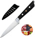 Paring Knife 3.5 inch Small Kitchen Knife Manual Sharpened 5Cr15Mov Stainless Steel Fruit Knife Full Tang with 3 Rivets in Ergonomic Pakkawood Han...