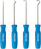 CHANNELLOCK HP-4ECP 4pc Hook & Pick Set, Made in USA, Includes 180-degree Full Hook, Straight Pick, 90-degree Pick and Complex Probe, Remove Small...