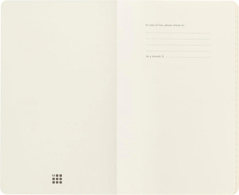Moleskine Volant Journal, Soft Cover, Large (5" x 8.25") Ruled/Lined, Coral Orange/Aqua Blue, 96 Pages (Set of 2)...