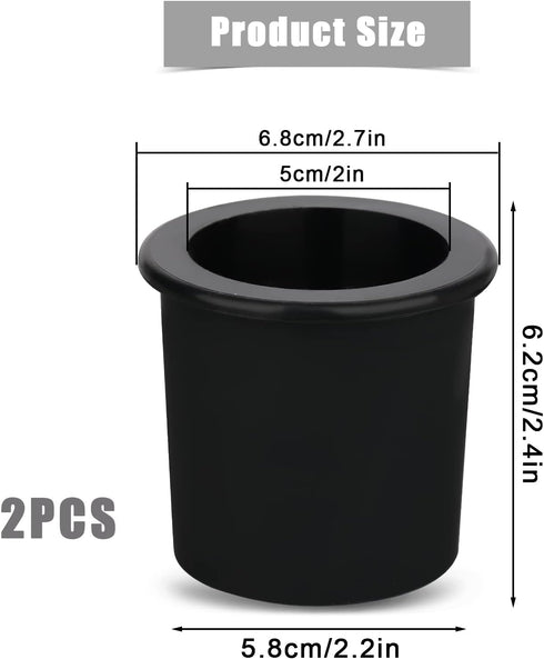 AIEX 2 Pcs Table Umbrella Hole Rings, Umbrella Cone Wedge Silicone Patio Table Umbrella Hole Plug, Soft Terrace Table Umbrella Wedge for Coffee Sh...
