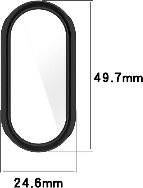 Compatible with Xiaomi Band 8 SmartWatch Protective Case TPU All-Inclusive Compatible with Xiaomi Band 8, Watch Accessiores(Black)...
