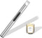 Electric Candle Lighter Long Pen Shape Windproof Pulse Arc Lighers USB Rechargeable for Candle Kitchen Fireplace Camping BBQ (Silver)...