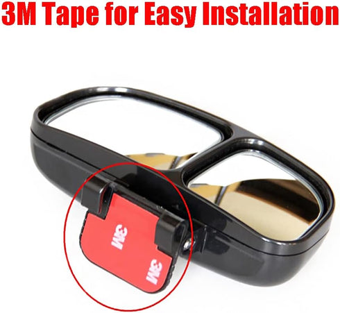 Universal Car Blind Spot Mirror, Wide Angle Side Mirror, Adjustable Assisted Driving HD Rearview Mirror (Left/Right)...