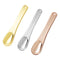 3 Pack Metal Cosmetic Spatulas,Mini Makeup Spoon,Eye Cream Applicator,Facial Cream Mask Scoop Tool,Beauty Spatulas for Facial Cosmetic Face Mask(G...