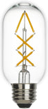 Fishbone LED Filament Vintage Edison Light Bulbs, T45/T14 E26 4W Antique Tubular Edison Bulbs 40 Watt Equal, 400LM 4000K Daylight White Spiral Ret...