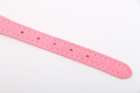 Dog Cat Collar Bling Rhinestone Crown Faux Leather Adjustable Pet Necklace for Chihuahua Yorkie (XS, Pink)...