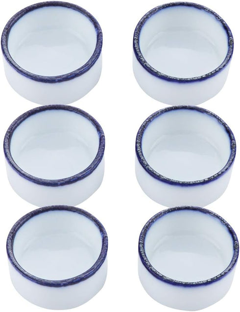 6 Pcs Spider Micro Water Bowl Mini Ceramic Dish for Spider Tarantula Millipede Tiny Reptile (Small: 0.86" D, 0.43" H)...