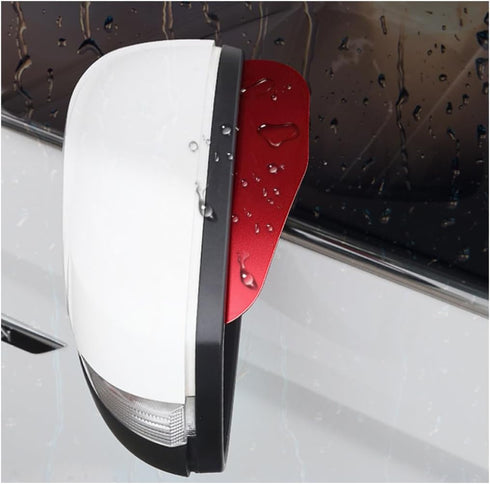 2 PCS Car Mirror Rain Visor Guard, Carbon Fiber Side Mirror Rain Visor Eyebrow, Waterproof Side Rear View Mirror Protecter, Universal Exterior Acc...
