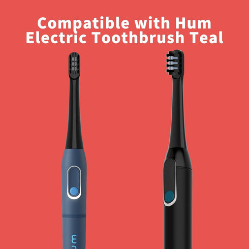 Replacement Toothbrush Heads Compatible with Colgate Hum Connected Smart Battery Toothbrush Refill Head (Black)...