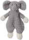 Apricot Lamb Stuffed Animals Security Blanket Gray Elephant Infant Nursery Character Blanket Luxury Snuggler Plush(Gray Elephant, 10 Inches)...