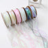 BBJ WRAPS Luxury Iridescent Fishtail Yarn Gift Ribbons for flowers Bouquet Packaging Korean Sheer Organza Wired Ribbon for Valentine's Day Wedding...