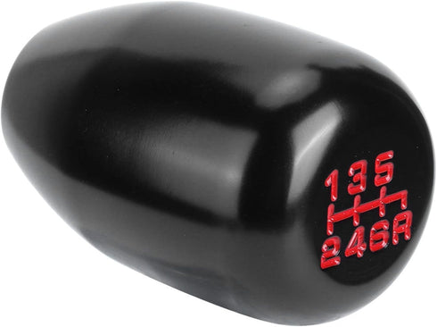 Qiilu Universal Car 6 Speed Manual Gear Shift Lever Knob Stick Head, Shifter Knob(Black)...