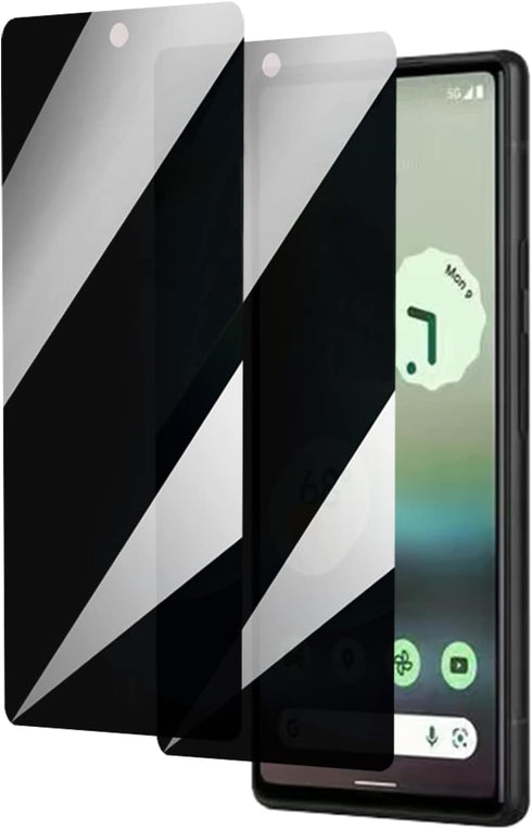 2PCS Privacy Tempered Glass Anti-Spy Screen Protector Anti-Peeping Film Suit for Google Pixel 6a 9H Hardness......