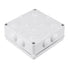 ABS Plastic Dustproof Waterproof IP65 Junction Box Universal Electrical Project Enclosure White 5.9"x5.9"x2.8"(150mmx150mmx70mm)...