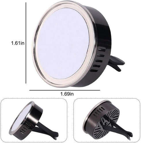 4 Pcs Sublimation Blank Car Air Vent Clips Heat Transfer Car Outlet Perfume Clip Auto Diffuser Vent Clip Car Scent Diffuser Clip Car Exhaust Outle...