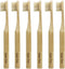 Gaia Guy Natural Bristle Bamboo Toothbrush for Kids (NO Nylon - Boar Hair ONLY) - Totally Compostable & Biodegradable Boar Bristle and Bamboo Toot...