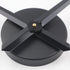 Timelike 3D DIY Wall Clock, 1M Modern Frameless Large 3D DIY Wall Clock Kit Decoration Home for Living Room Bedroom (Black-Black)...