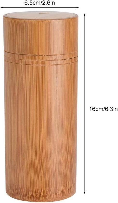 Mumusuki Tea Jar, Portable Sealed Tube Tea Storage Box Canisters Box Wake Tea Bucket for Farmhouse Kitchen Counter(M)...