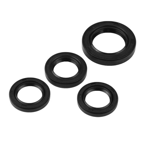 Engine Oil Seal kitl, 4 Pcs Engine Crankshaft Gear Crank Case Oil Seal 42395076 for GY6 125cc 150cc 152 157QMJ...