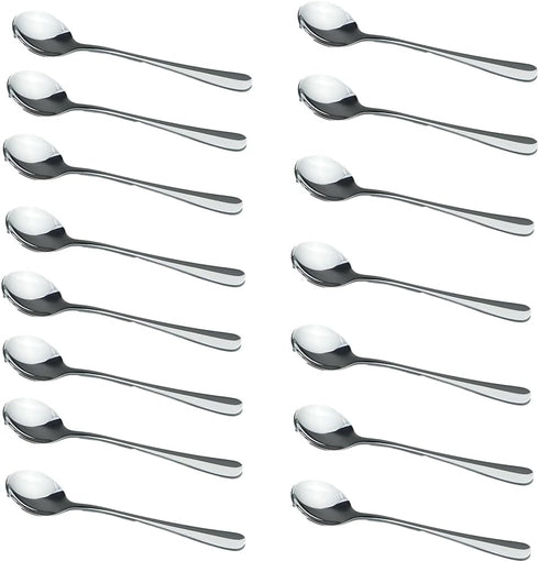 15 Pcs Silver Demitasse Espresso Spoons Stainless Steel Mini Coffee Spoons Mini Teaspoons Sugar Spoons ice cream scoop,4.3 Inches...