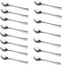 15 Pcs Silver Demitasse Espresso Spoons Stainless Steel Mini Coffee Spoons Mini Teaspoons Sugar Spoons ice cream scoop,4.3 Inches...