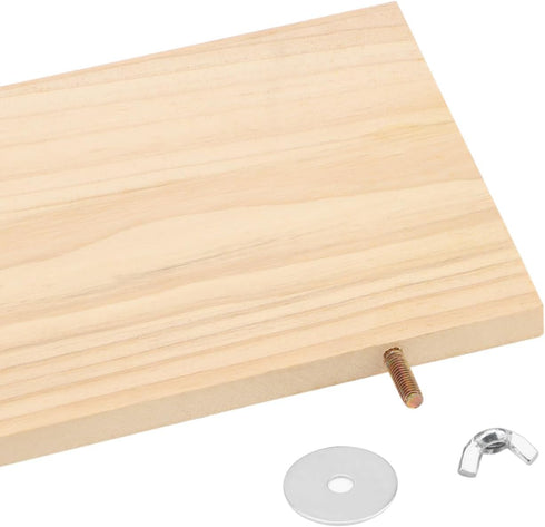 Wontee Bird Perch Stand Wooden Platform for Cockatiels Conures Rats Gerbils Chinchillas Squirrels (M)...