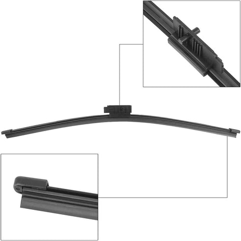 Unifizz Rear Windshield Wiper Blade Arm Set for BMW 3 Series E91 2006-2012 Black 350mm 14inch...