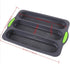 Baguette Pans for Baking / 3 Loaf, Silicone Loaf Roll Pan Cake Mold Tray, Non-Stick Baking Hot Dog Sandwich Mold, Grey, 34.5 CM...