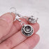 30 Pcs Metal Teapot Tea Cup Charms Pendants Mini Coffee Mug Pendants Vintage Tea Kettle Charms Bulk Pendant for DIY Crafts Bracelet Earrings Neckl...