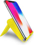 Adjustable Cell Phone Stand for Desk, Portable Phone Holder Compatible with Most iPhone, Samsung and Other Smartphones - Yellow...