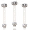 Baby Proofing Child Safety Locks(3 PCS) - Cabinet Locks for Babies,3M Adhesive Cabinet Latches, Multi-Purpose for Fridge Drawers,Ovens Toilet Seat...