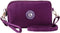 Women's Nylon Cell Phone Purse Small Crossbody Shoulder Bag 3 Layer Wristlet Wallet Zipper Clutch Purse...