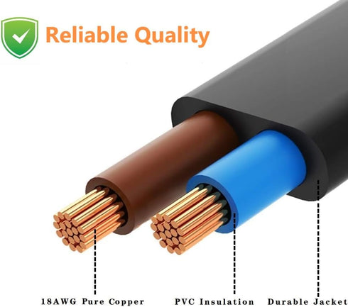 Power Cord for JBL PartyBox 100 110 200 300 310 710 1000 On-The-Go Speaker, JBL Soundbar Replacement Power Cable...