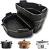 SimplyRye Silicone Slow Cooker Liners fits 6QT Crockpot, Reusable/Leakproof, Slow Cooker Divider Insert Liners, Dishwasher Safe (2 in 1 Black fits...