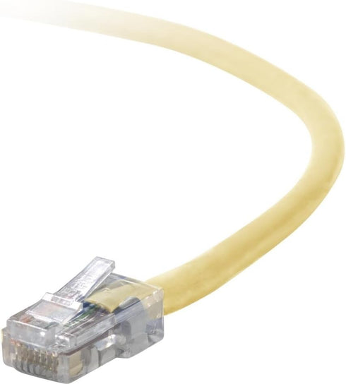 Belkin A3L791-01-YLW Network Cable-RJ-45 (M)-RJ-45 (M)-1 ft-utp-(Cat 5E)-Yellow...