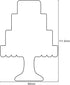 LILIAO Cake Cookie Cutter for Wedding - 3.1 x 4.3 inches - Stainless Steel...