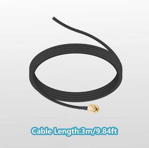 433 MHz Antenna 3dBi SMA Male Adapter 3M RG174 Cable Magnetic Base Omni-Direction for Raspberry Pi NFC GSM ISM CUL USB CCU3 CCU2 CC1101...