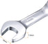 uxcell 18mm Stubby Ratcheting Combination Wrench Metric 72 Teeth 12 Point Box Ended Tools, CR-V...