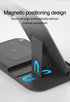 MMOBIEL Wireless Charging Station Compatible with iPhone, Apple Watch and AirPods - 3-in-1 Wireless Charger Stand - 15W - Premium Fast Charger - W...